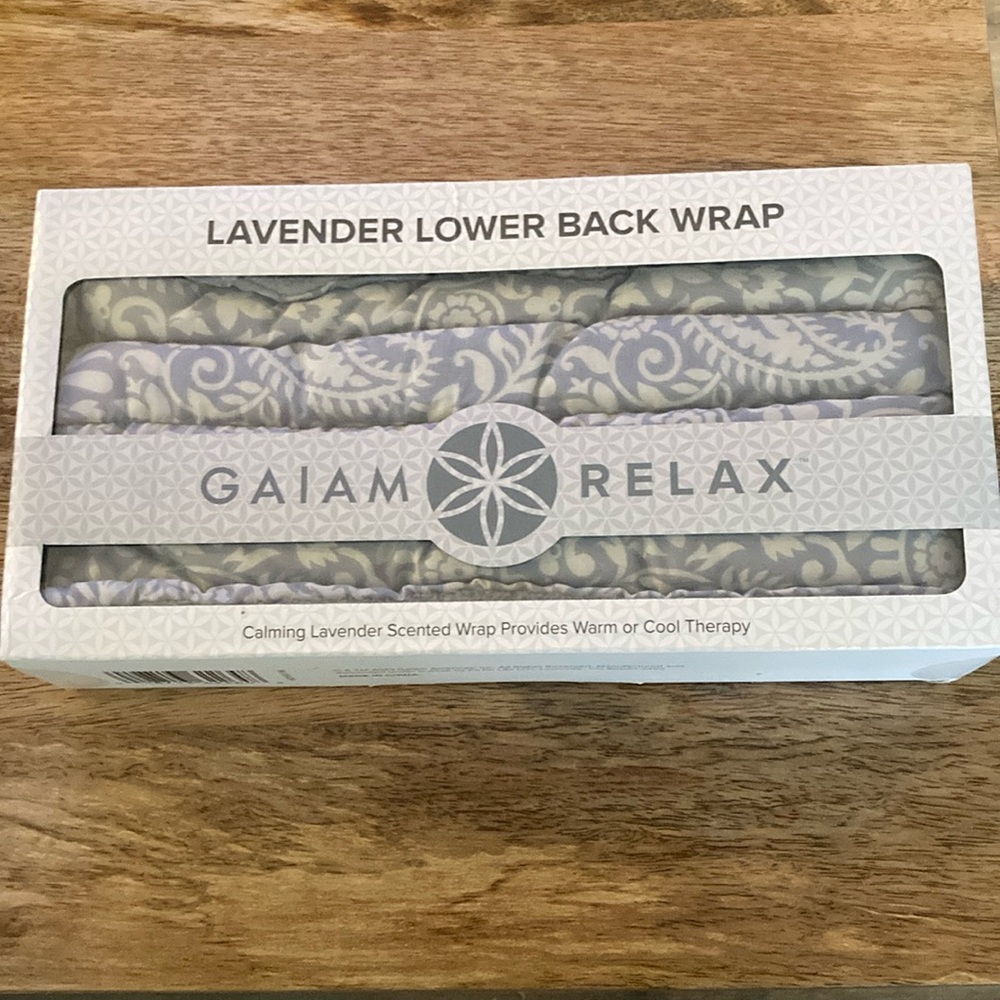 NWT Gaiam Lavender Lower Back Wrap